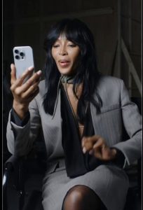 Lady holding a smartphone